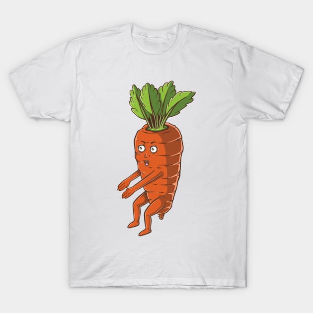 Carrot Squatting T-Shirt by Perrots